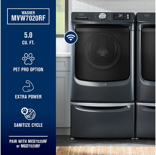 Maytag Smart Pet Pro Front Load Washer - 5.0 CU. FT. MFW7020RF