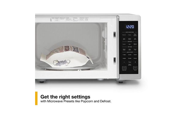 Whirlpool 0.9 Cu. Ft. Capacity Countertop Microwave with 900 Watt Cooking Power WMC30309LS