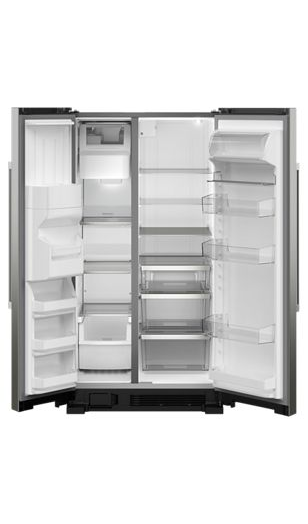 Maytag 36-Inch Wide Side-by-Side Refrigerator - 25 Cu. Ft. MRSF4036PB
