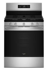 Whirlpool 30-inch Gas Range with Air Cooking Technology and Steam Clean WFGS4530SS