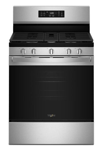 Whirlpool 30-inch Gas Range with Air Cooking Technology and Steam Clean WFGS4530SS