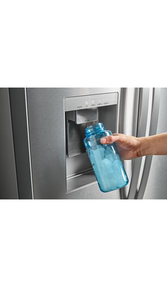 Whirlpool 36-Inch French Door Refrigerator with In-Door Water and Ice Maker - 30 cu. ft. WRFF3536SW