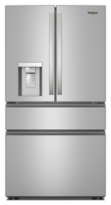 Whirlpool® 29 Cu. Ft. Family-Sized Capacity French Door Refrigerator with Flexible Temperature Drawer WRMF3636SZ