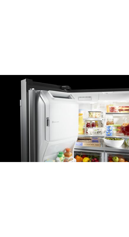 Maytag 33-Inch Wide French Door Refrigerator with Water Dispenser - 22 Cu. Ft MRFF5033PZ
