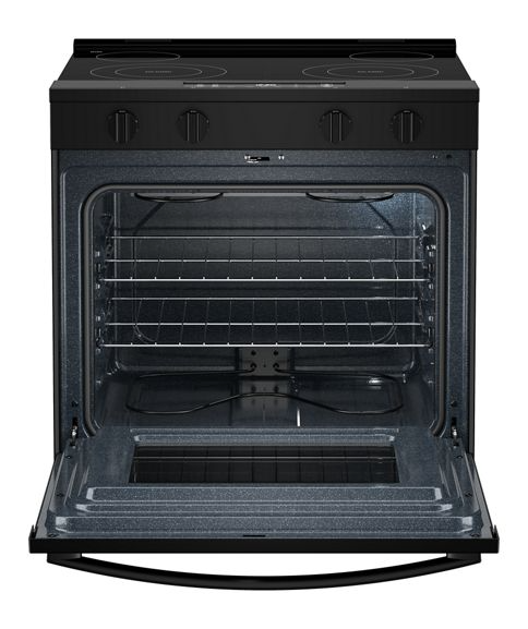 Whirlpool 30-inch Electric Range with No Preheat and Slow Cook Modes WSES3130SB