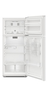 Whirlpool 28-inch Wide Top-Freezer Refrigerator - 16.3 Cu. Ft. WRTX5028PW-White