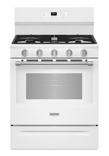 Maytag 30-Inch Wide Gas Range With Steam Clean - 5.0 cu. ft. MFGS4030RW