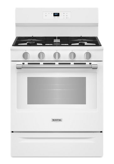 Maytag 30-Inch Wide Gas Range With Steam Clean - 5.0 cu. ft. MFGS4030RW