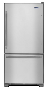 Maytag 30-Inch Wide Bottom Mount Refrigerator - 19 Cu. Ft. MBF1958FEZ
