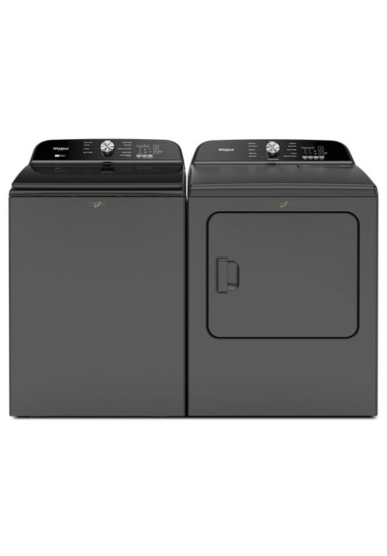 5.2–5.3 Cu. Ft. Whirlpool® Top Load Washer with Removable Agitator WTW6157PB