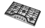 Maytag 36-inch Wide Gas Cooktop with DuraGuard™ Protective Finish MGC9536DS