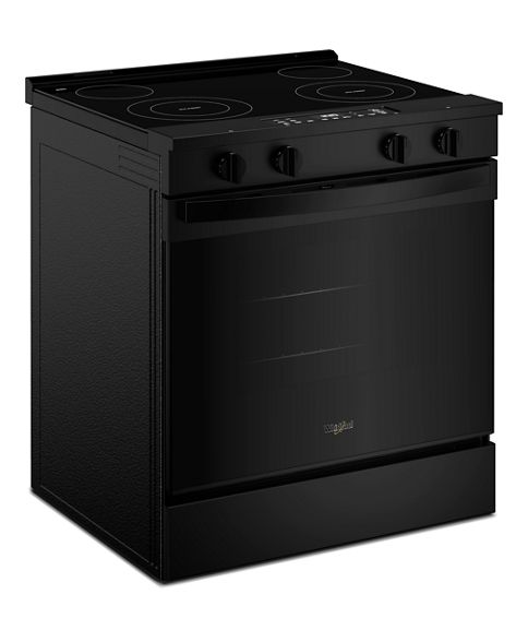 Whirlpool 30-inch Electric Range with No Preheat and Slow Cook Modes WSES3130SB