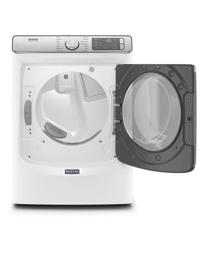Maytag Smart Front Load Electric Dryer with Extra Power and Advanced Moisture Sensing with industry-exclusive extra moisture sensor - 7.3 cu. ft. MED8630HW