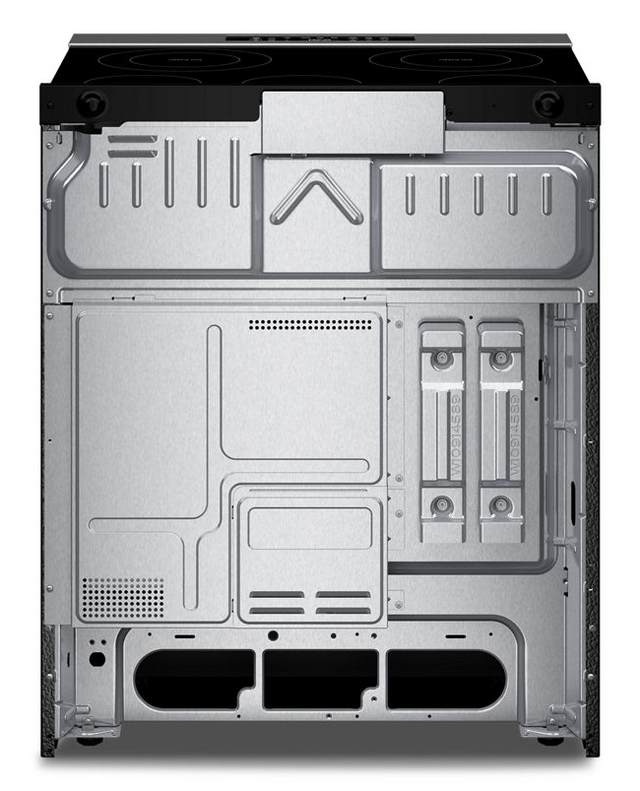 Whirlpool 30-inch Electric Smart Range with Air Cooking Technology and Steam Clean WSES4530TB