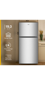 Whirlpool® 29.5-inch Wide Top Freezer Refrigerator with Total Coverage Cooling- 19.2 Cu. Ft. WRTX7419SZ