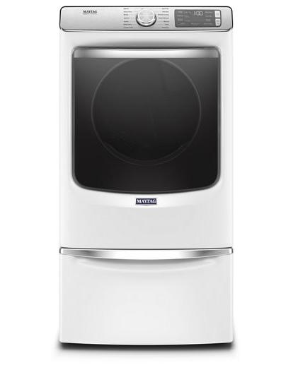 Maytag Smart Front Load Electric Dryer with Extra Power and Advanced Moisture Sensing with industry-exclusive extra moisture sensor - 7.3 cu. ft. MED8630HW