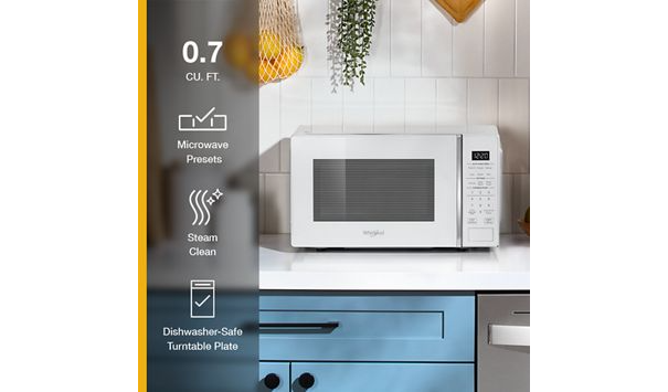 Whirlpool 0.7 cu. ft. White Countertop Microwave With Steam Clean - 700 watt WMCS3018RW