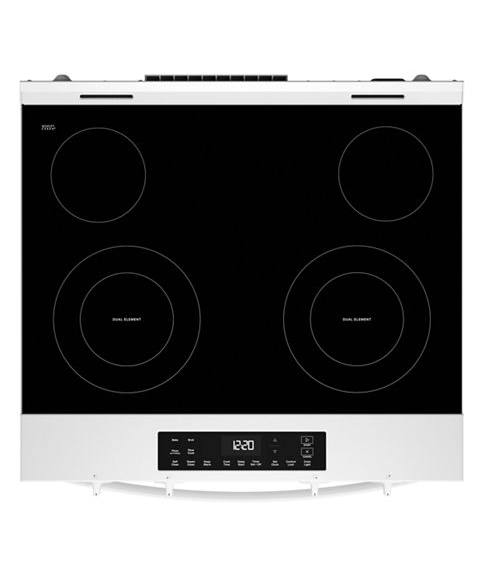 Whirlpool 30-inch Electric Range with No Preheat and Slow Cook Modes WSES3130SW