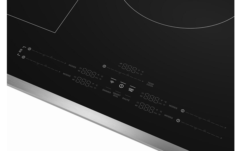 Whirlpool 36" Intelligent Induction Cooktop with Temp Cook™ Technology and WipeClean™ Coating WCIT7536SS
