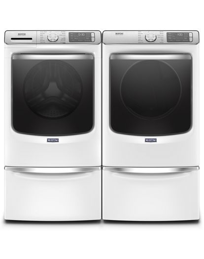 Maytag Smart Front Load Electric Dryer with Extra Power and Advanced Moisture Sensing with industry-exclusive extra moisture sensor - 7.3 cu. ft. MED8630HW