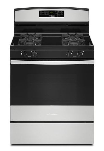 Amana 30-inch Gas Range with Self-Clean Option AGR6603SMS