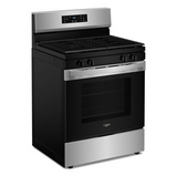 Whirlpool 30-inch Self Clean Gas Range with No Preheat Mode WFGS3530RS