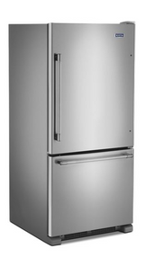 Maytag 30-Inch Wide Bottom Mount Refrigerator - 19 Cu. Ft. MBF1958FEZ