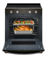 Whirlpool 30-inch Electric Smart Range with Air Cooking Technology and Steam Clean WSES4530TV