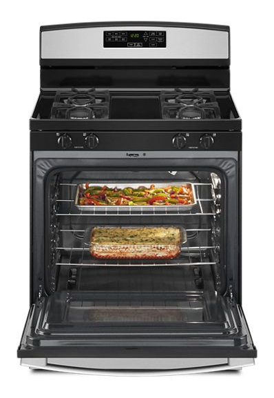 Amana 30-inch Gas Range with Self-Clean Option AGR6603SMS