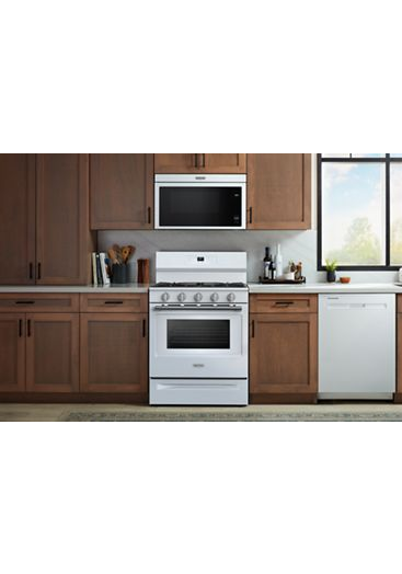 Maytag 30-Inch Wide Gas Range With Steam Clean - 5.0 cu. ft. MFGS4030RW