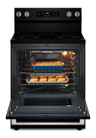 Maytag 30-Inch Wide Electric Range With Steam Clean - 5.3 cu. ft. MFES4030RB
