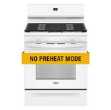 Whirlpool 30-inch Self Clean Gas Range with No Preheat Mode WFGS3530RW