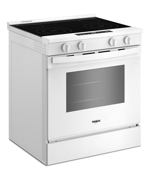 Whirlpool 30-inch Electric Range with No Preheat and Slow Cook Modes WSES3130SW