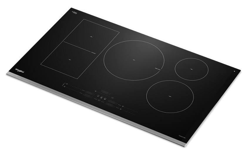Whirlpool 36" Intelligent Induction Cooktop with Temp Cook™ Technology and WipeClean™ Coating WCIT7536SS