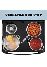 Amana® 30-Inch Electric Range with Extra-Large Oven Window AFCS2530TW