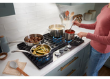 Whirlpool 30-inch Gas Cooktop with EZ-2-Lift™ Hinged Cast-Iron Grates WCGK5030PV