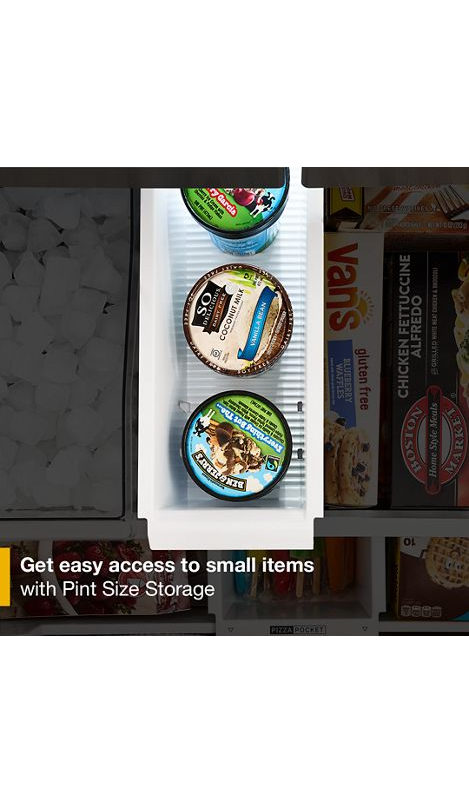 Whirlpool® 30 Cu. Ft. Family-Sized Capacity French Door Refrigerator with Flexible Temperature Drawer WRMF3336SW