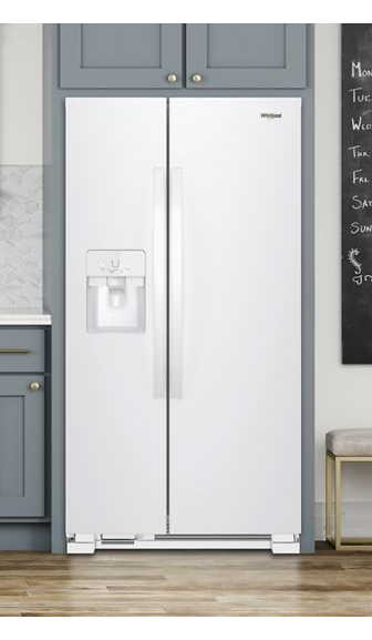 Whirlpool 36-inch Wide Side-by-Side Refrigerator - 25 cu. ft. WRS555SIHW