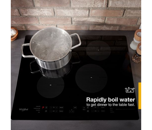 Whirlpool 24-Inch Small Space Induction Cooktop WCI55US4JB