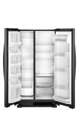 Whirlpool 36-inch Wide Side-by-Side Refrigerator - 25 cu. ft. WRS315SNHB