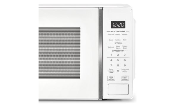 Whirlpool 0.7 cu. ft. White Countertop Microwave With Steam Clean - 700 watt WMCS3018RW