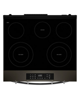 Whirlpool 30-inch Electric Smart Range with Air Cooking Technology and Steam Clean WSES4530TV