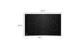 Whirlpool 36" Intelligent Induction Cooktop with Temp Cook™ Technology and WipeClean™ Coating WCIT7536SS