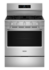 Maytag 30-Inch Wide Gas Range With Steam Clean - 5.0 cu. ft. MFGS4030RS