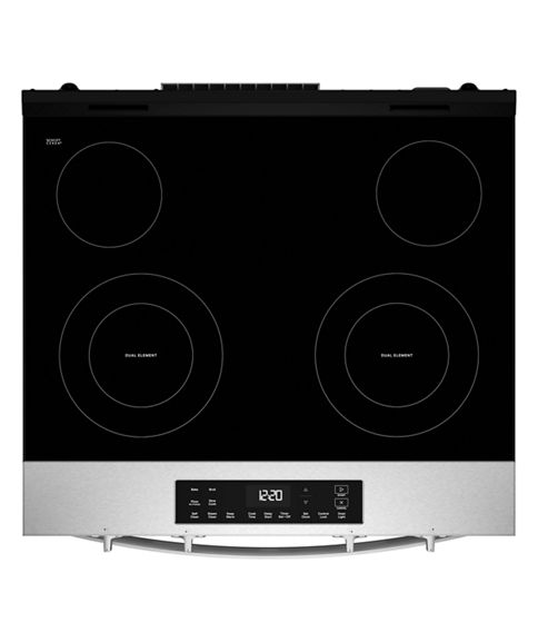 Whirlpool 30-inch Electric Range with No Preheat and Slow Cook Modes WSES3130SS