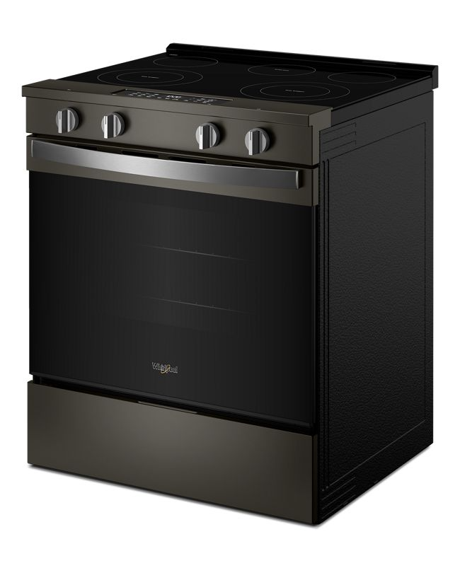 Whirlpool 30-inch Electric Smart Range with Air Cooking Technology and Steam Clean WSES4530TV