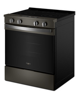 Whirlpool 30-inch Electric Smart Range with Air Cooking Technology and Steam Clean WSES4530TV
