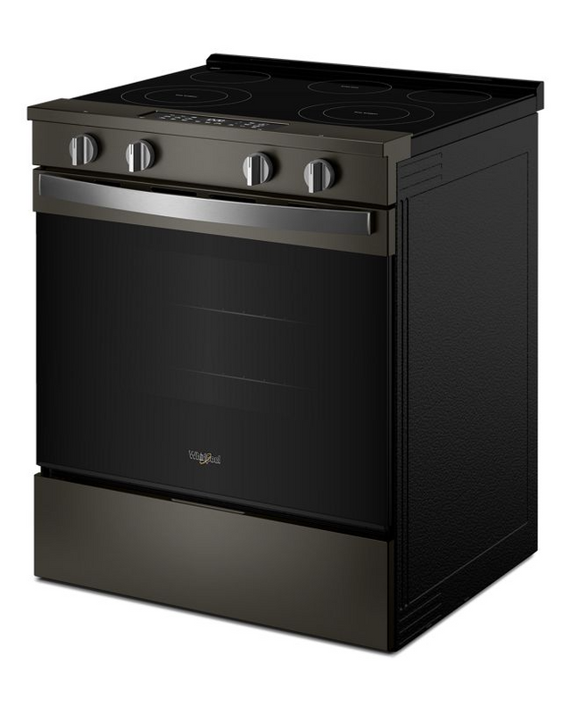 Whirlpool 30-inch Electric Smart Range with Air Cooking Technology and Steam Clean WSES4530TV