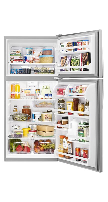 Whirlpool 30" Wide Top-Freezer Refrigerator WRT148FZDM