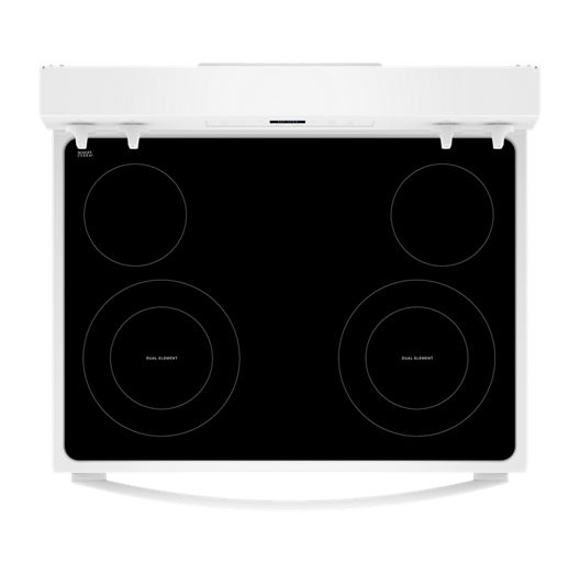 Whirlpool 30-inch Electric Range with Steam Clean WFES3530RW